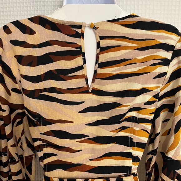 Who What Wear ladies leopard print mini dress size XS (NWT) - Picture 7 of 11